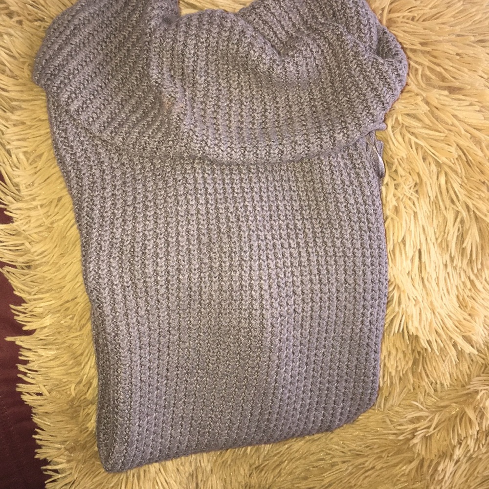 Sleeveless Wool Tunic Neck Sweater